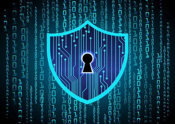 Dijital arkaplanda soyut yüksek hız ve siber güvenlik tasarımı