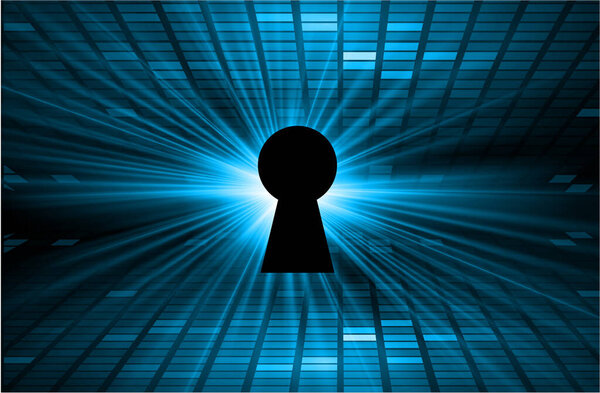 Фон концепции кибербезопасности, абстрактный дизайн высокоскоростного цифрового интернет-соединения