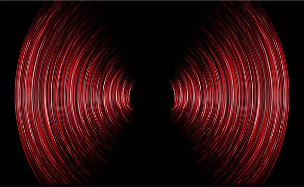 Ljudvågor Svängande Mörkt Ljus — Stock vektor