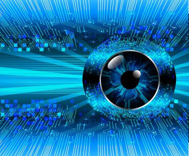 İnsan gözü ile soyut arkaplan