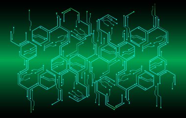 soyut gelecek teknolojisi arkaplanı