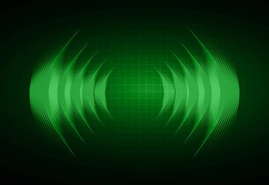 Parlak çizgiler ve noktalarla soyut arkaplan