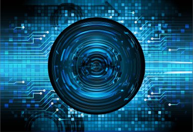 Çeşitli teknolojik elementlere sahip soyut teknoloji arka planı