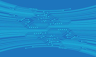 Devre kartı. Vektör çizimi. eps10