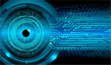 ikili kodlu soyut mavi arkaplan