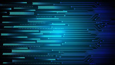 İkili kodlu mavi devre kartı