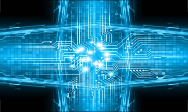 Devre kartlı soyut teknoloji arkaplanı