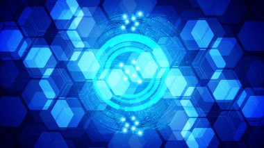 Altıgenli ve satırlı soyut arkaplan