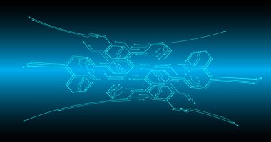 Parlak çizgiler ve dalgalarla soyut arkaplan