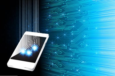 Elektronik devre kartı olan tablet pc