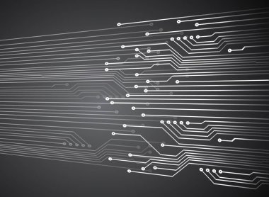 Devre kartı. Vektör çizimi. eps10