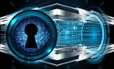 İnternetteki asma kilit simgesiyle güvenlik sistemi kavramı