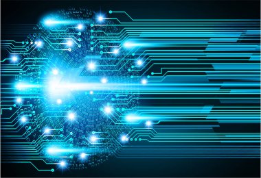 Devre kartı ile soyut arkaplan