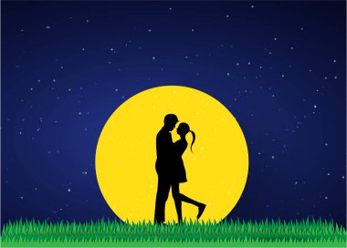 Aşıkların vektör çizimi