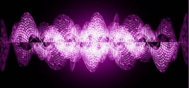 soyut dijital ses dalgası arkaplanı