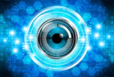 İnsan yüzünün geleceğinin gözü.