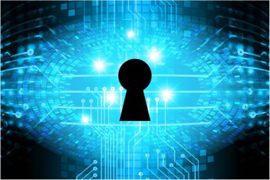 Fütürist teknolojiye sahip soyut bir arkaplan