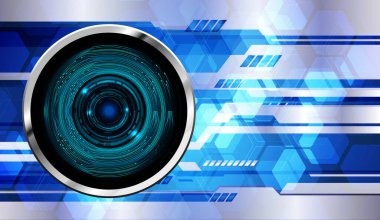 Çeşitli teknolojik elementlere sahip soyut teknoloji arka planı