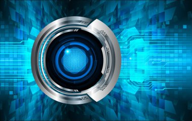 Mavi ve gümüş metalik ızgaralı soyut arkaplan