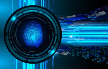 Fütürist dijital veriye sahip soyut teknoloji arkaplanı