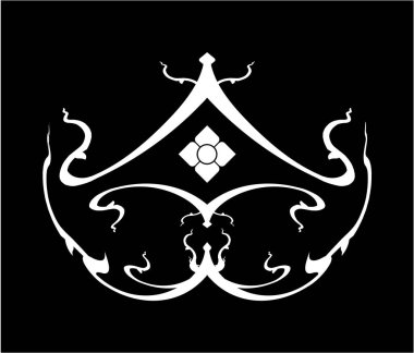 Bir tacın vektör illüstrasyonu