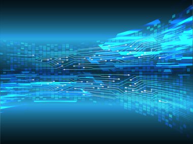 açık mavi ile soyut teknoloji arkaplanı