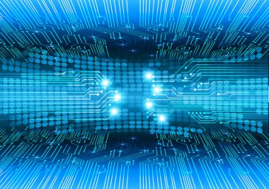 ikili kodlu soyut mavi arkaplan