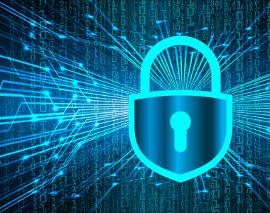 Bir bilgisayar güvenlik sisteminin 3d görüntülemesi