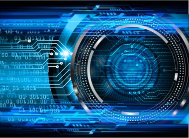 dijital teknoloji arkaplanı ikili kod ve devre kartı