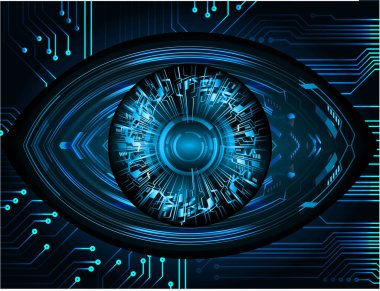 Sanal elementlere sahip soyut teknoloji arkaplanı