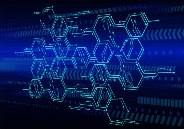 İçeriğiniz için parlayan çizgiler ve boşluk içeren soyut arkaplan