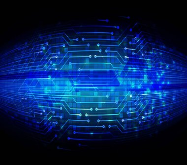 devre kartı arkaplanı, vektör illüstrasyonu