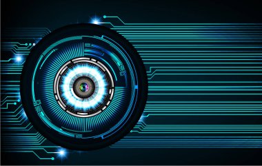 Gelecekçi teknoloji arkaplanının vektör dijital illüstrasyonu