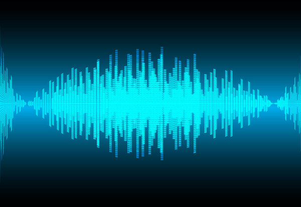 sound wave vector icon