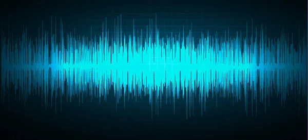 Ηχητικά Κύματα Εικονογράφηση Διανύσματος — Διανυσματικό Αρχείο