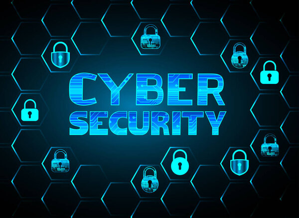 Концепция кибербезопасности на виртуальном экране