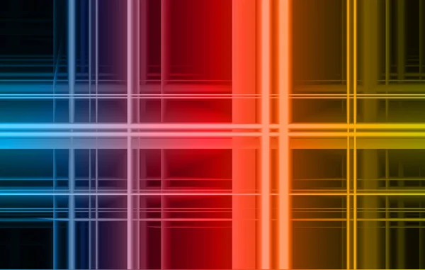 Abstrakter Hintergrund Mit Roten Und Schwarzen Linien — Stockvektor