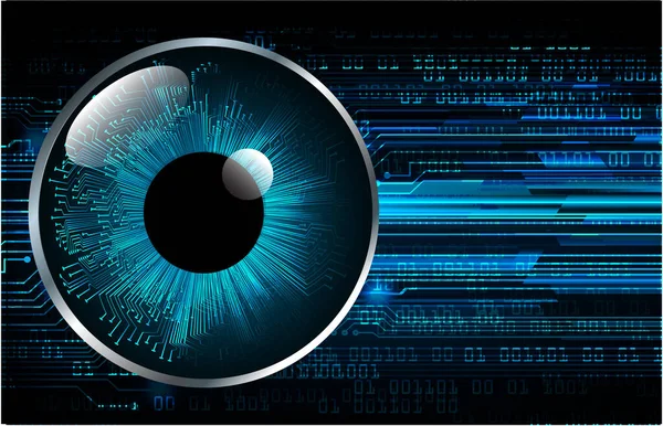 Eye Future Technology — Stock Vector