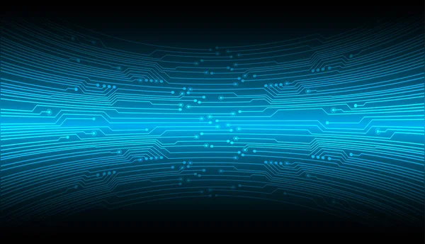 回路基板を使った抽象的な青の背景 — ストックベクタ