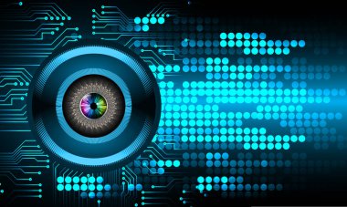 ikili kodlu soyut mavi arkaplan