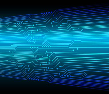 Çizgiler ve noktalarla soyut mavi arkaplan