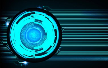 İkili kodlu fütüristik teknoloji arka planı