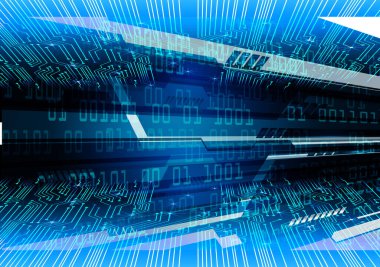 Fütürist teknolojiye sahip soyut arkaplan