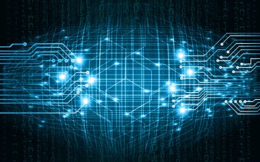 Devreli soyut teknoloji arkaplanı