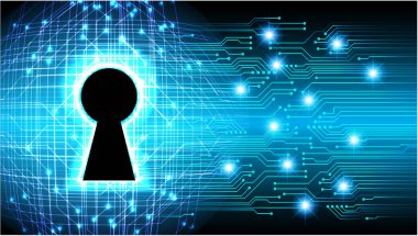 Asma kilit ve anahtarla soyut arkaplan