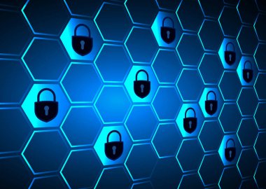 soyut altıgen altıgen arkaplanı