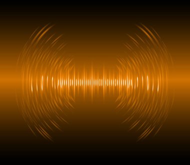 Müzik için bir arkaplan vektör illüstrasyonu