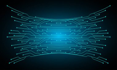 Devre kartı. vektör illüstrasyonu