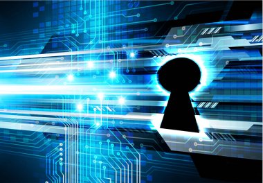 Parlak ikili kodlu soyut arkaplan