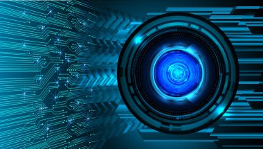 Fütürist teknolojik elementlere sahip soyut teknoloji arka planı